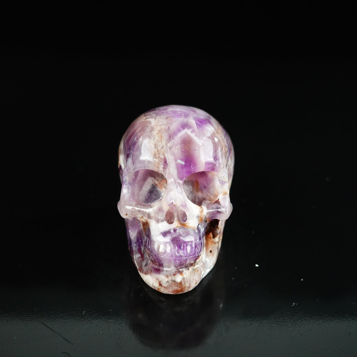 2.2" Amethyst Crystal Skull Carving - Unique Piece #AM16