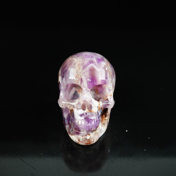 2.2" Amethyst Crystal Skull Carving - Unique Piece #AM16