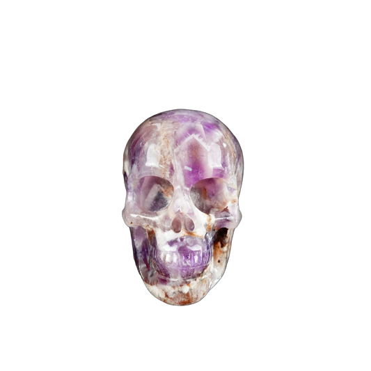 2.2" Amethyst Crystal Skull Carving - Unique Piece #AM16