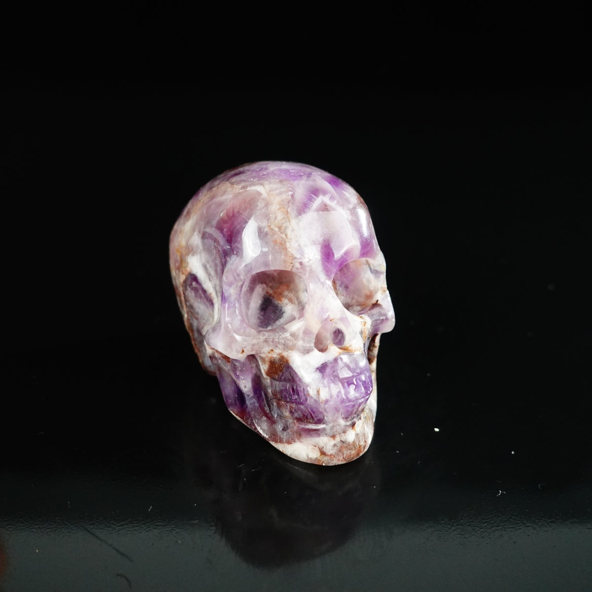 2.2" Amethyst Crystal Skull Carving - Unique Piece #AM16