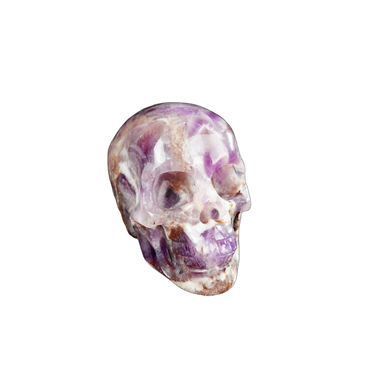 2.2" Amethyst Crystal Skull Carving - Unique Piece #AM16