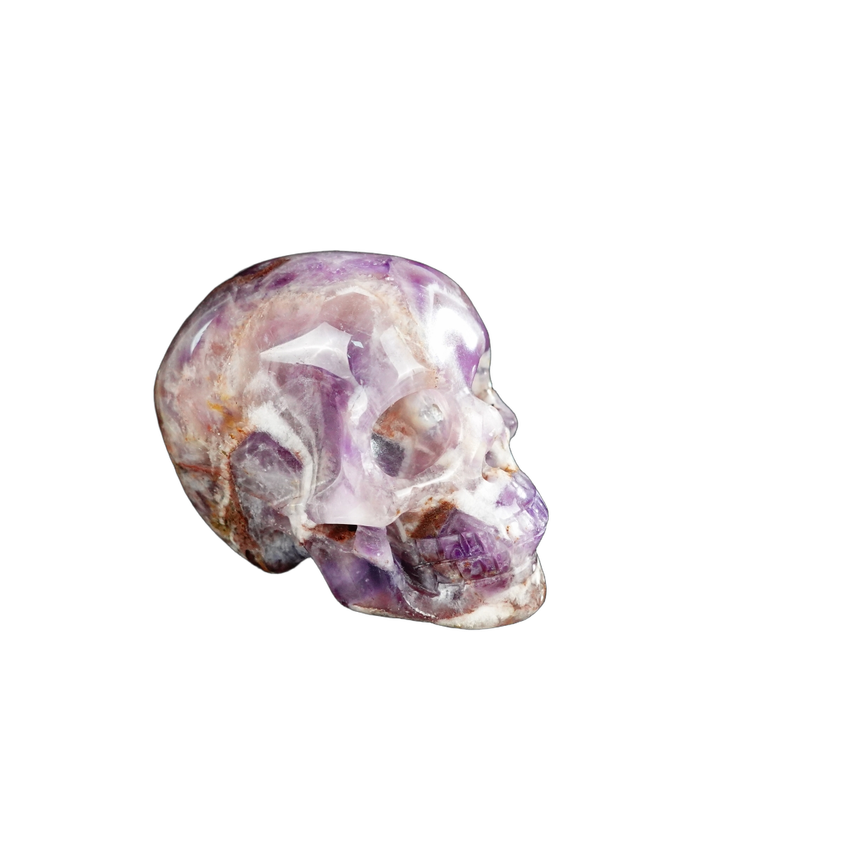 2.2" Amethyst Crystal Skull Carving - Unique Piece #AM16
