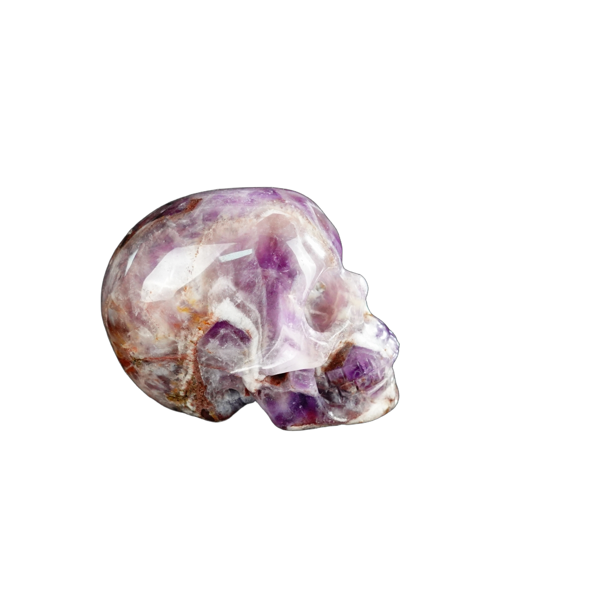 2.2" Amethyst Crystal Skull Carving - Unique Piece #AM16