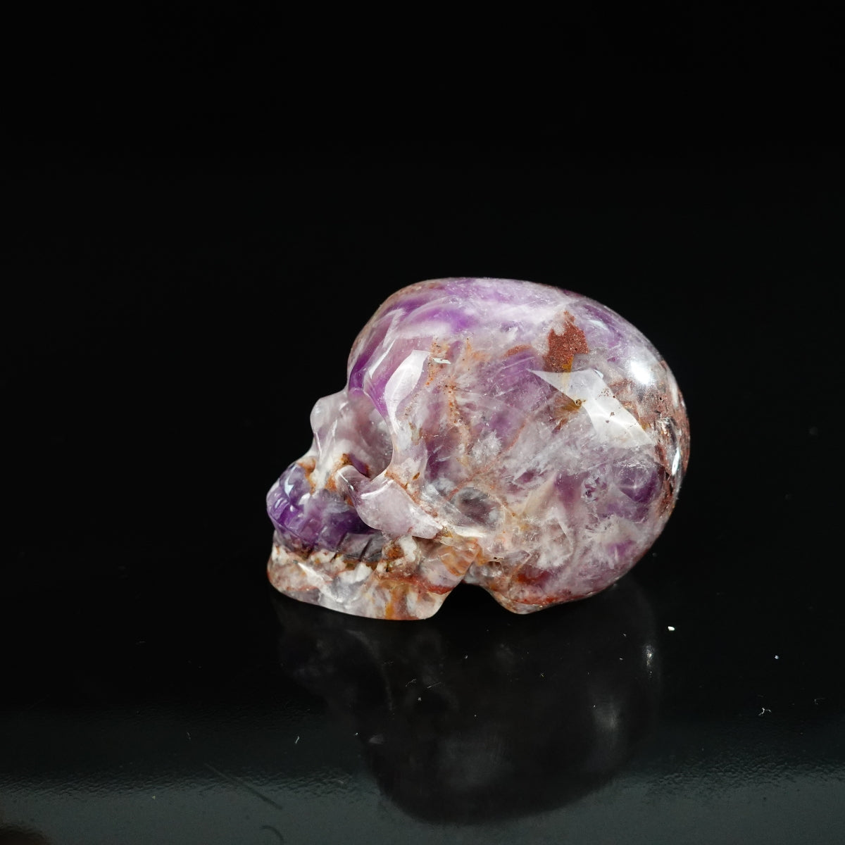 2.2" Amethyst Crystal Skull Carving - Unique Piece #AM16
