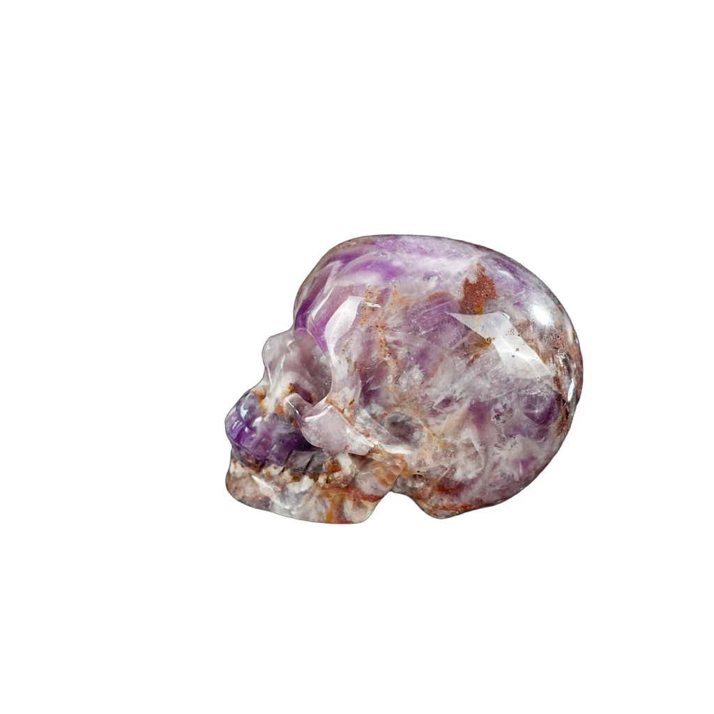 2.2" Amethyst Crystal Skull Carving - Unique Piece #AM16