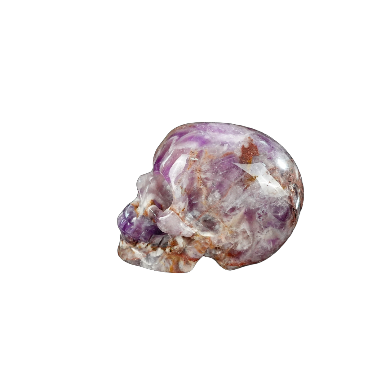 2.2" Amethyst Crystal Skull Carving - Unique Piece #AM16