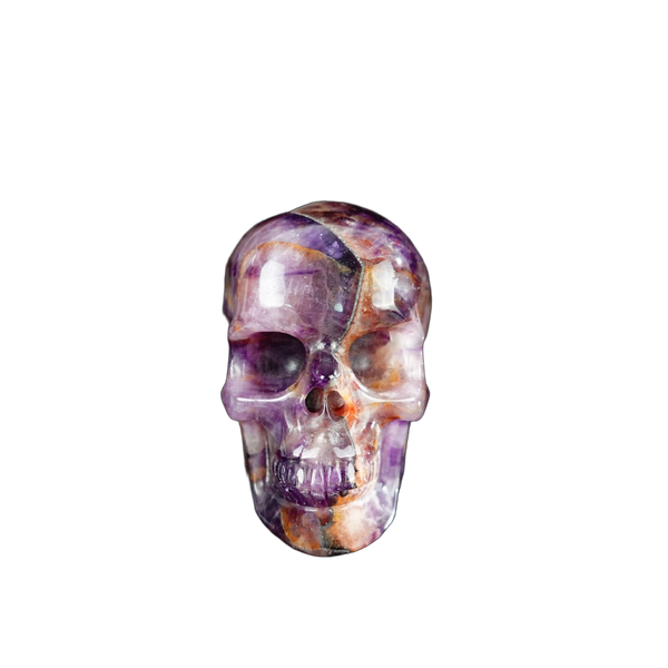 2.2" Amethyst Crystal Skull Carving - Unique Piece #AM18