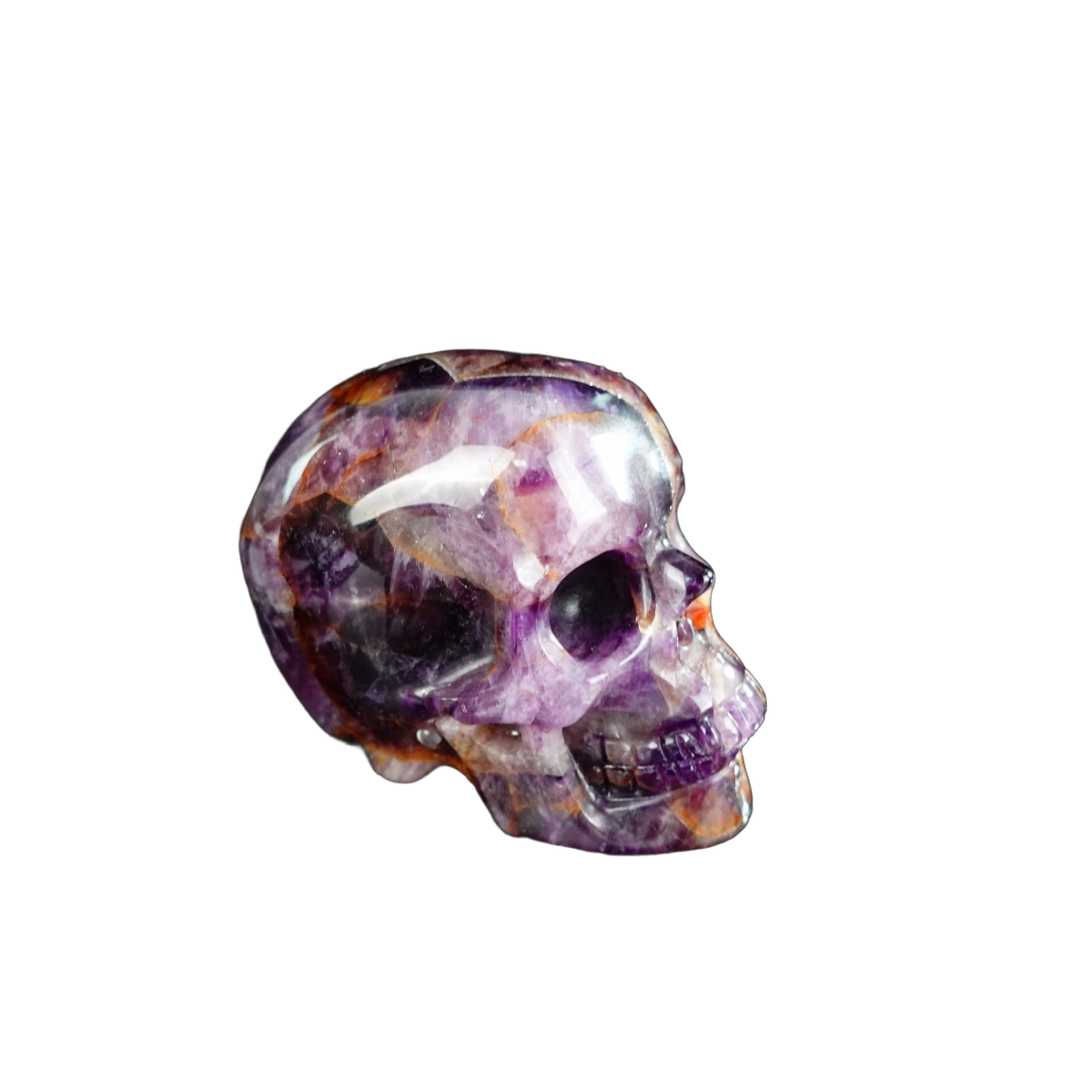 2.2" Amethyst Crystal Skull Carving - Unique Piece #AM18