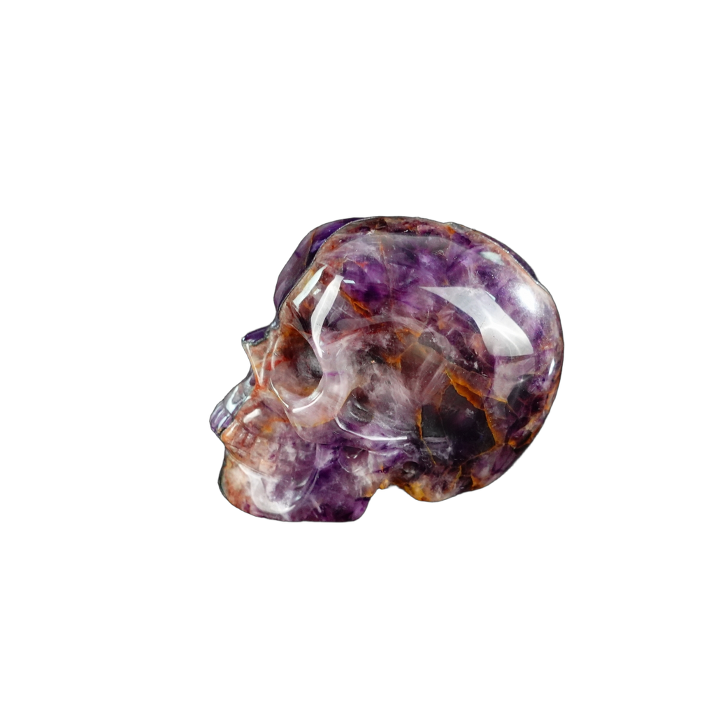 2.2" Amethyst Crystal Skull Carving - Unique Piece #AM18