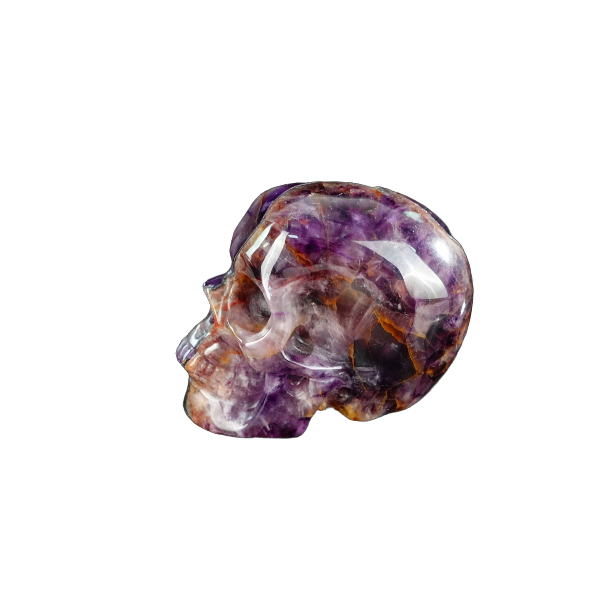 2.2" Amethyst Crystal Skull Carving - Unique Piece #AM18