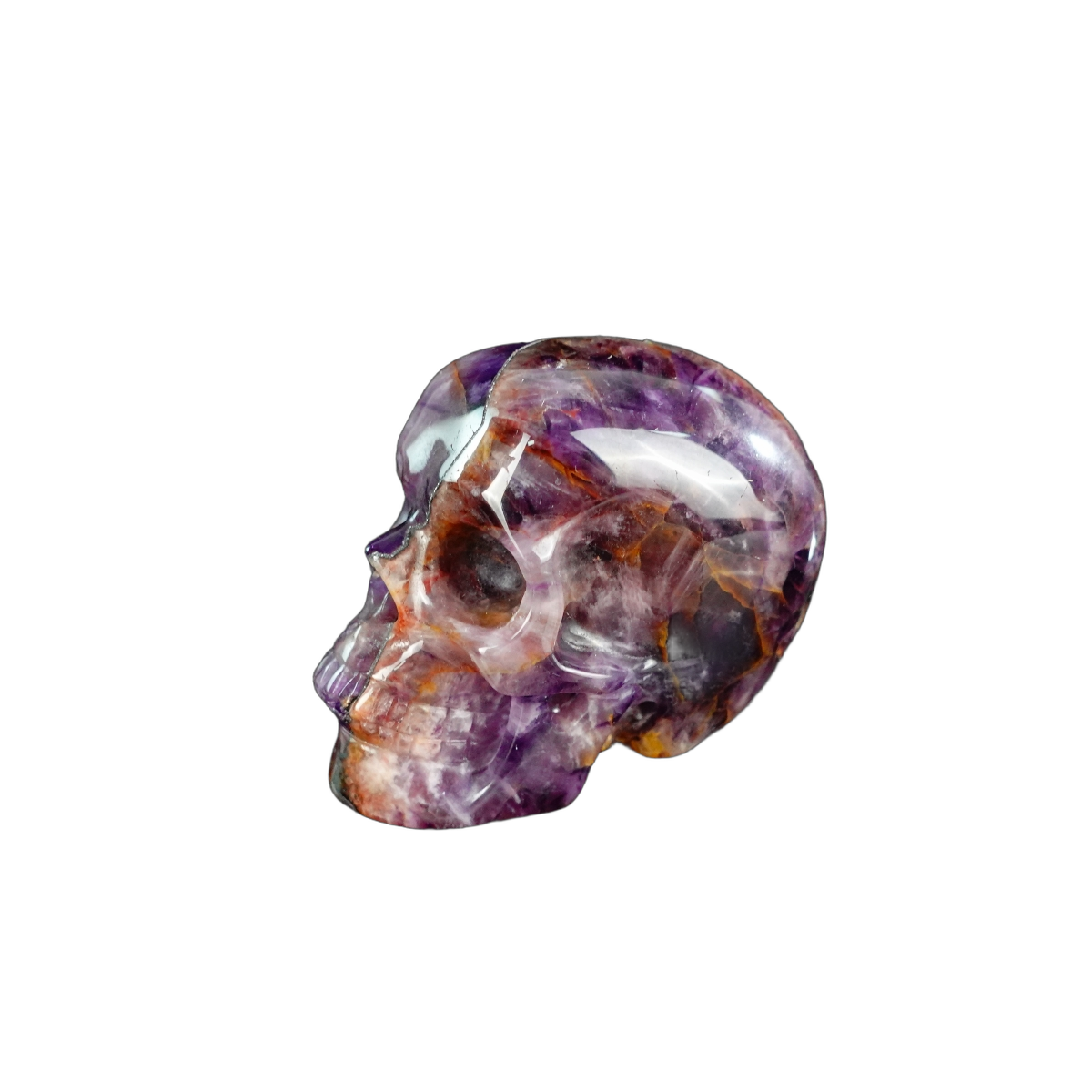 2.2" Amethyst Crystal Skull Carving - Unique Piece #AM18