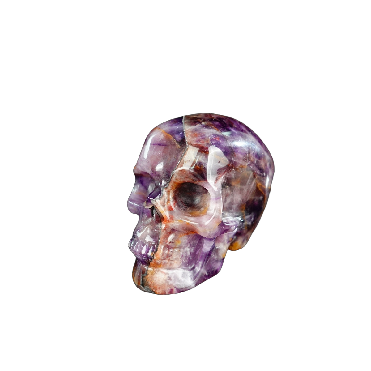 2.2" Amethyst Crystal Skull Carving - Unique Piece #AM18