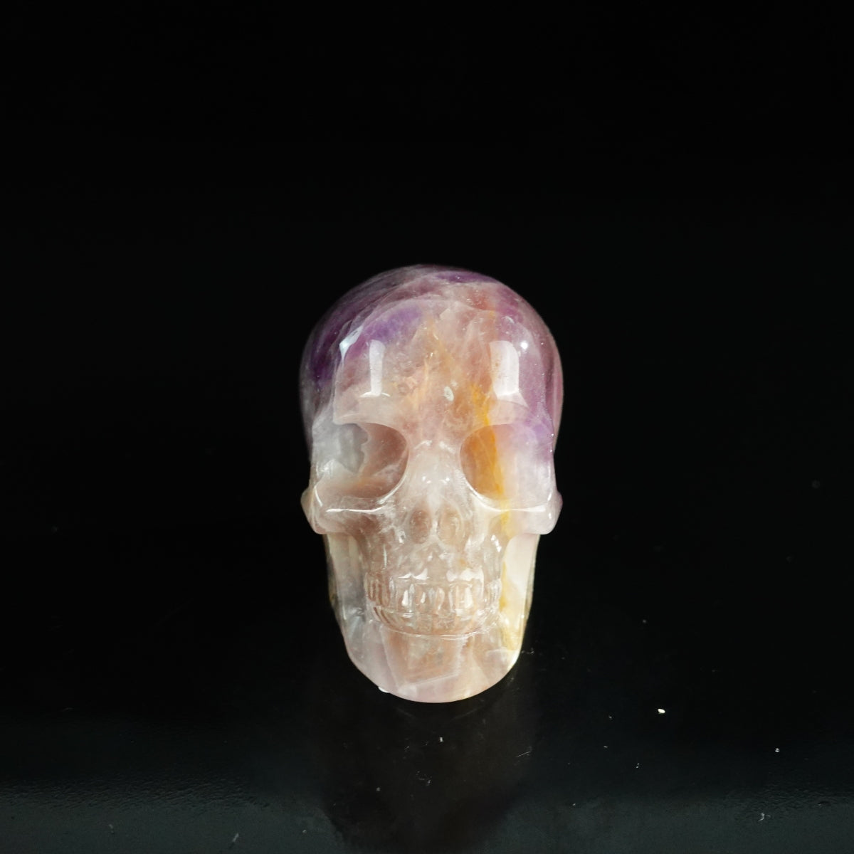 2.2" Amethyst Crystal Skull Carving - Unique Piece #AM19