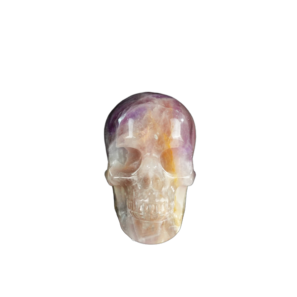 2.2" Amethyst Crystal Skull Carving - Unique Piece #AM19