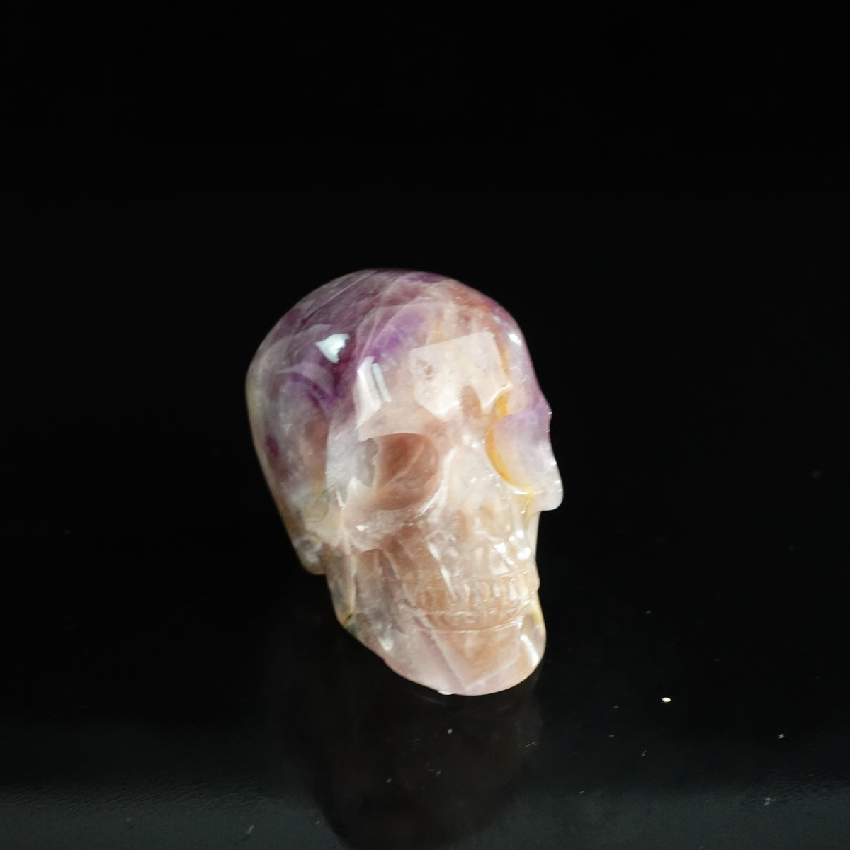 2.2" Amethyst Crystal Skull Carving - Unique Piece #AM19