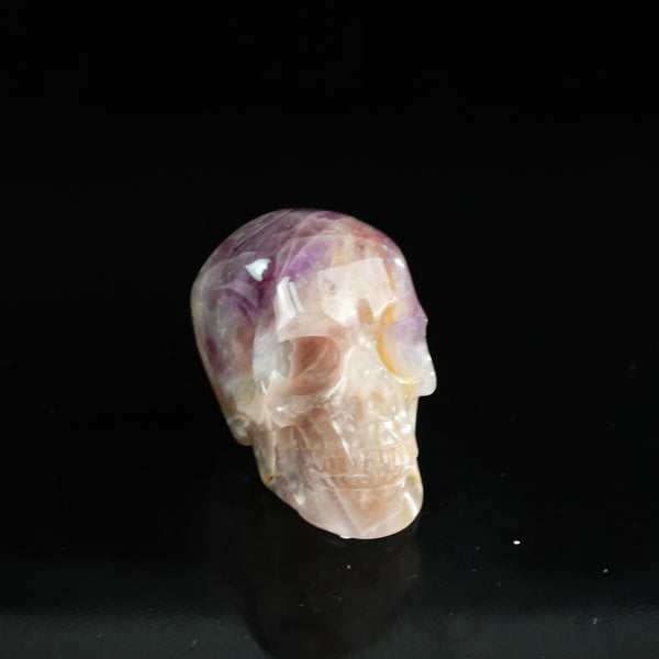 2.2" Amethyst Crystal Skull Carving - Unique Piece #AM19 - alternate view