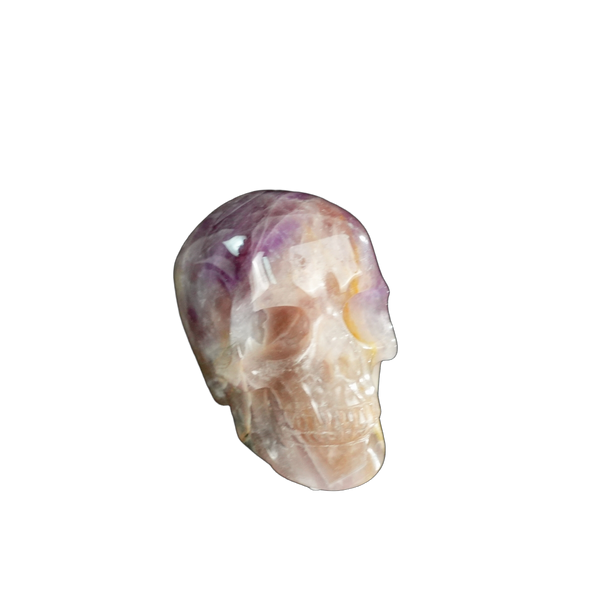 2.2" Amethyst Crystal Skull Carving - Unique Piece #AM19 - alternate view