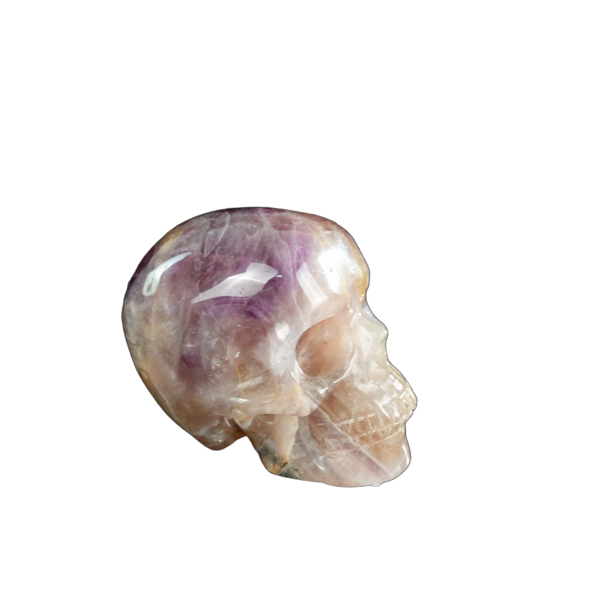 2.2" Amethyst Crystal Skull Carving - Unique Piece #AM19