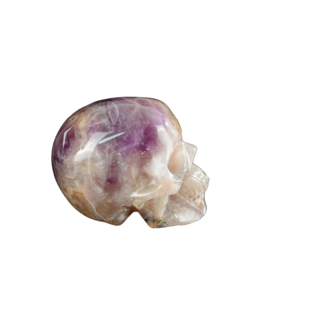 2.2" Amethyst Crystal Skull Carving - Unique Piece #AM19