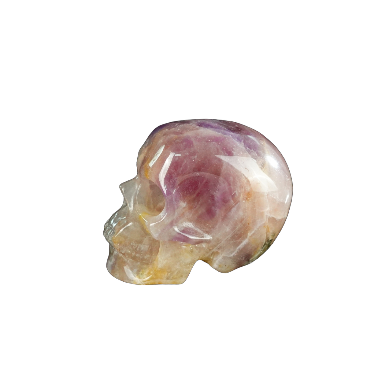 2.2" Amethyst Crystal Skull Carving - Unique Piece #AM19