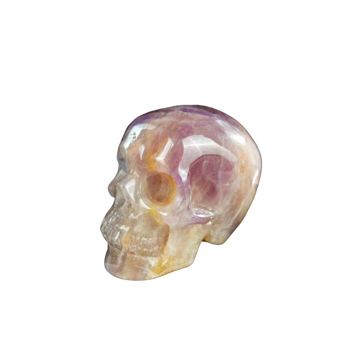 2.2" Amethyst Crystal Skull Carving - Unique Piece #AM19
