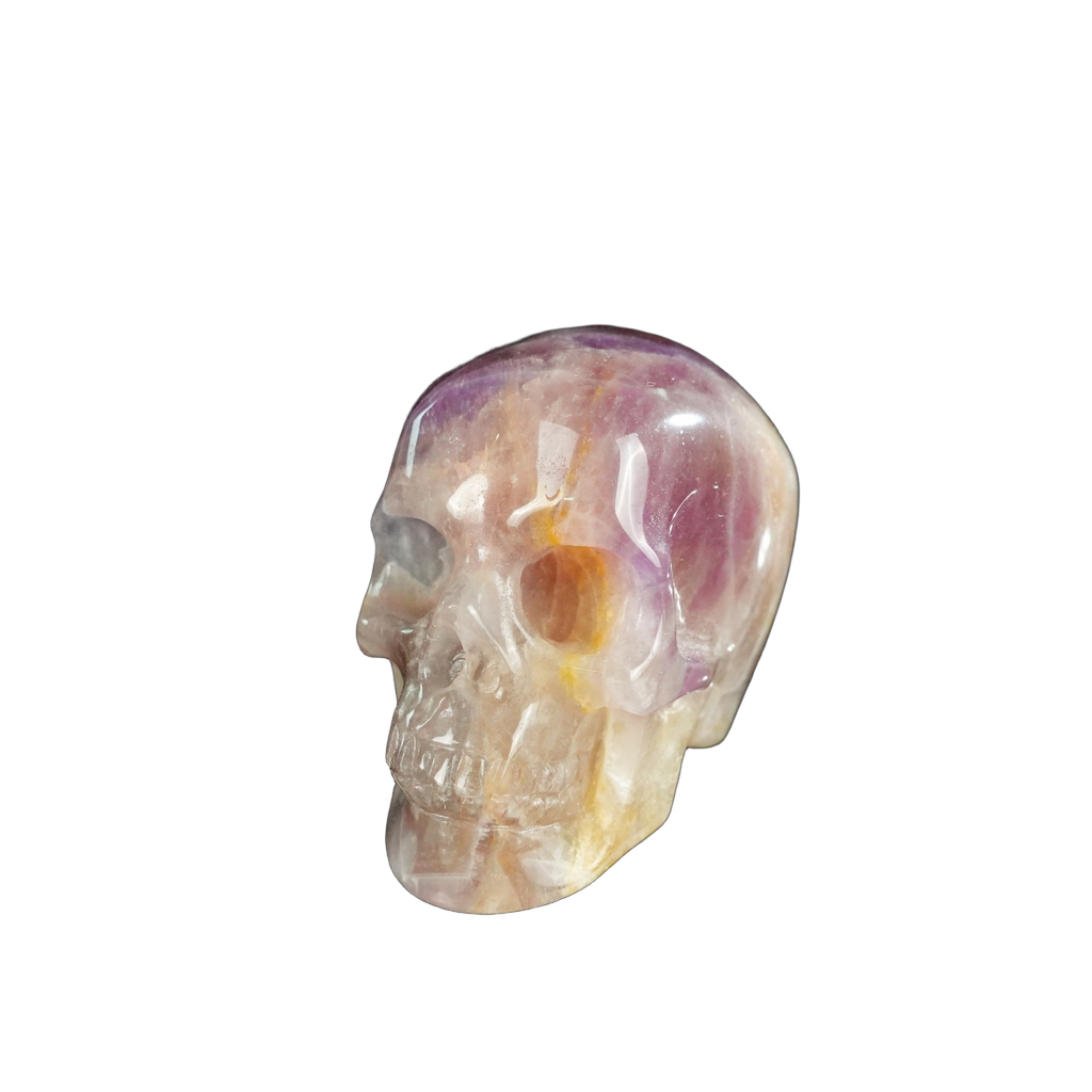 2.2" Amethyst Crystal Skull Carving - Unique Piece #AM19