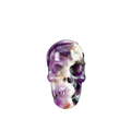 2.2" Amethyst Crystal Skull Carving - Unique Piece #AM20