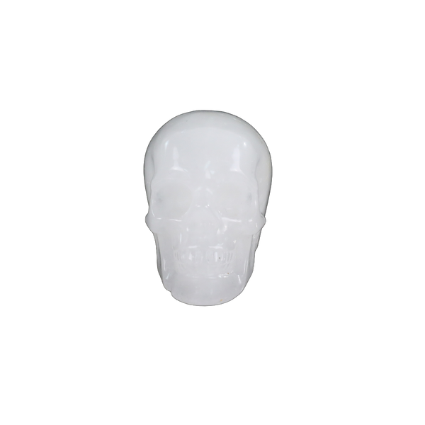 2.2" Angolan Quartz Crystal Skull Carving - Hand Carved Decor