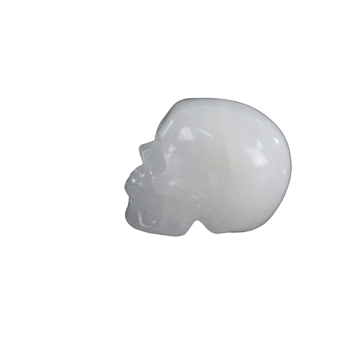 2.2" Angolan Quartz Crystal Skull Carving - Hand Carved Decor