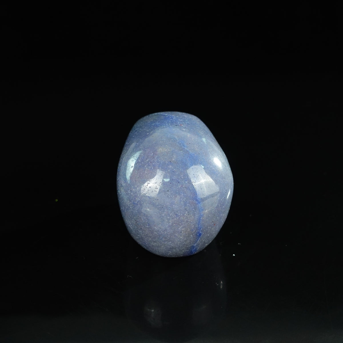 2.2" Blue Aventurine Crystal Skull Carving - Unique Piece #BA01