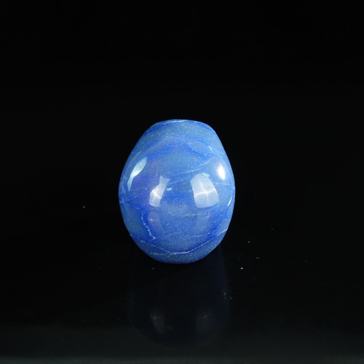 2.2" Blue Aventurine Crystal Skull Carving - Unique Piece #BA03