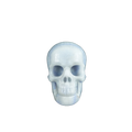 2.2" Blue Aventurine Crystal Skull Carving - Unique Piece #BA04