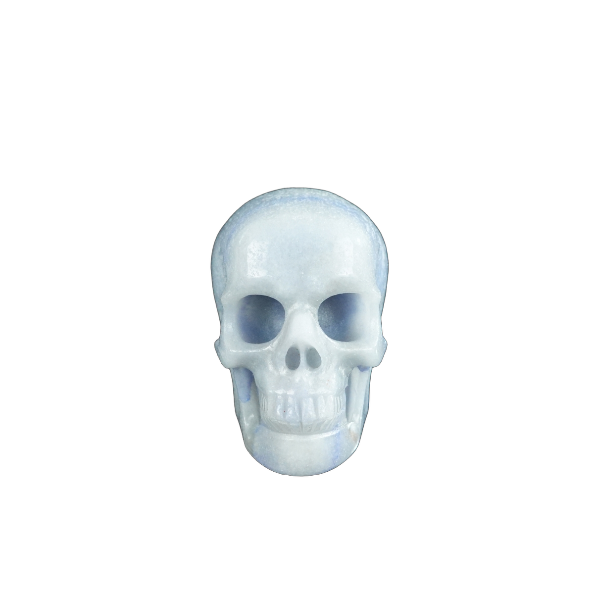2.2" Blue Aventurine Crystal Skull Carving - Unique Piece #BA04