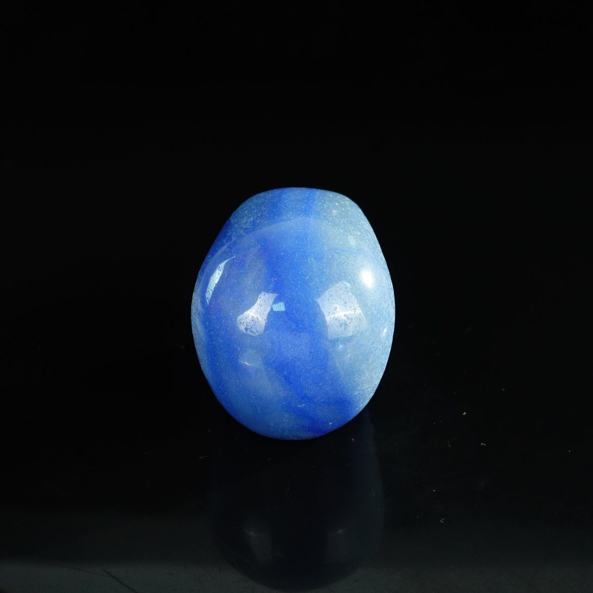 2.2" Blue Aventurine Crystal Skull Carving - Unique Piece #BA05