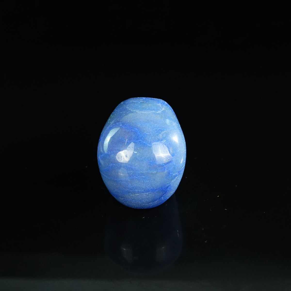 2.2" Blue Aventurine Crystal Skull Carving - Unique Piece #BA06