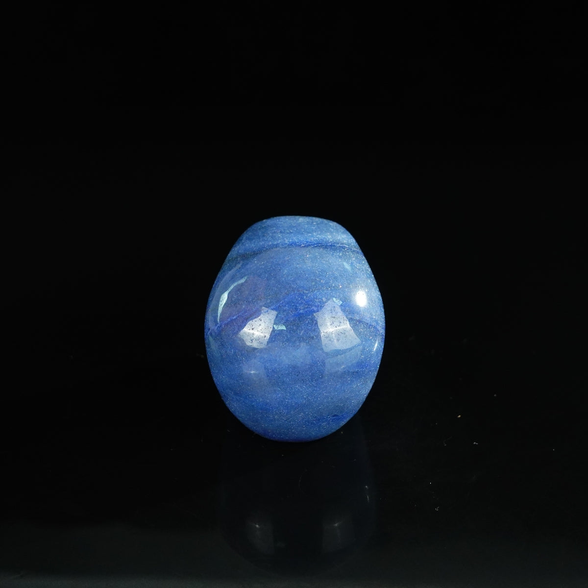 2.2" Blue Aventurine Crystal Skull Carving - Unique Piece #BA07