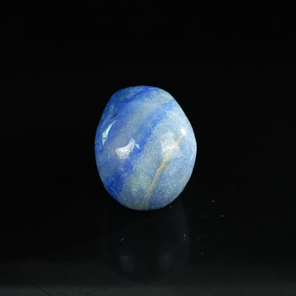 2.2" Blue Aventurine Crystal Skull Carving - Unique Piece #BA09