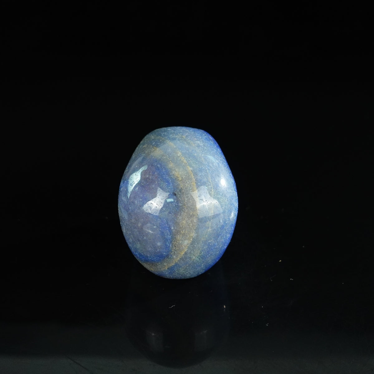 2.2" Blue Aventurine Crystal Skull Carving - Unique Piece #BA10