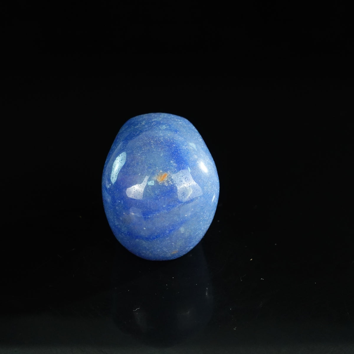 2.2" Blue Aventurine Crystal Skull Carving - Unique Piece #BA11