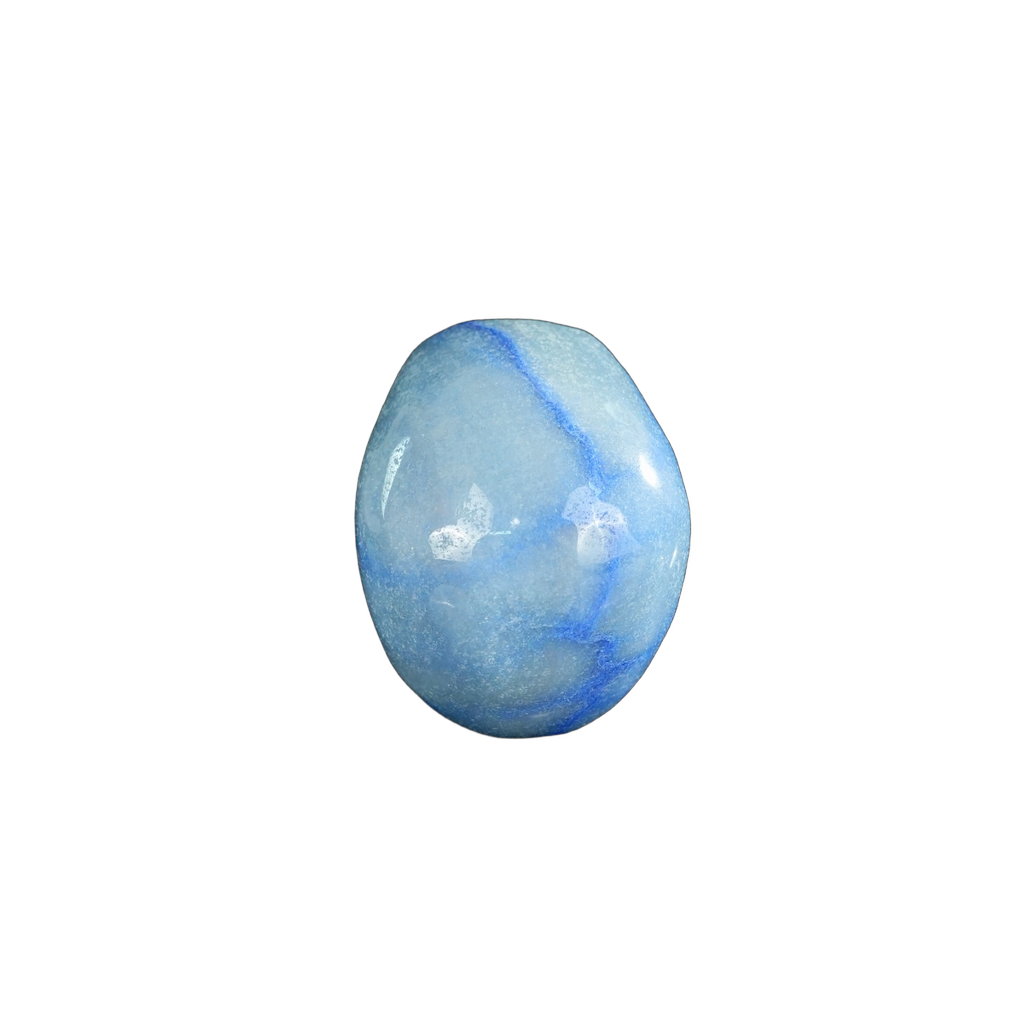 2.2" Blue Aventurine Crystal Skull Carving - Unique Piece #BA13