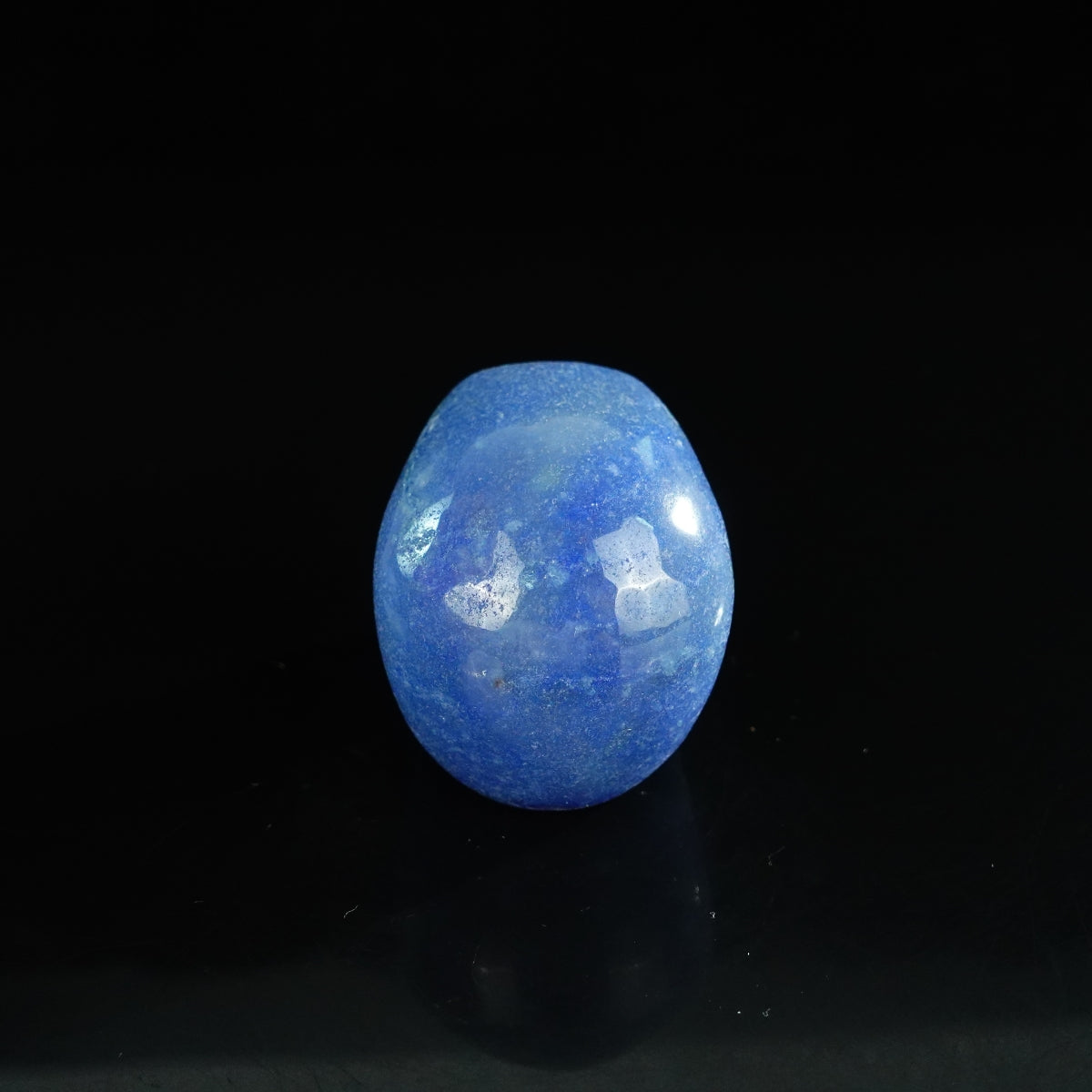 2.2" Blue Aventurine Crystal Skull Carving - Unique Piece #BA17