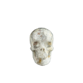 2.2" Blue Flower Agate Crystal Skull Carving - Unique Piece #BF12
