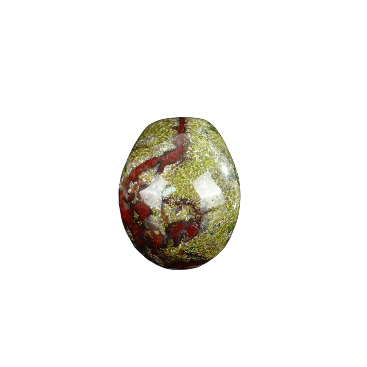 2.2" Dragon Blood Jasper Crystal Skull Carving - Hand Carved Decor