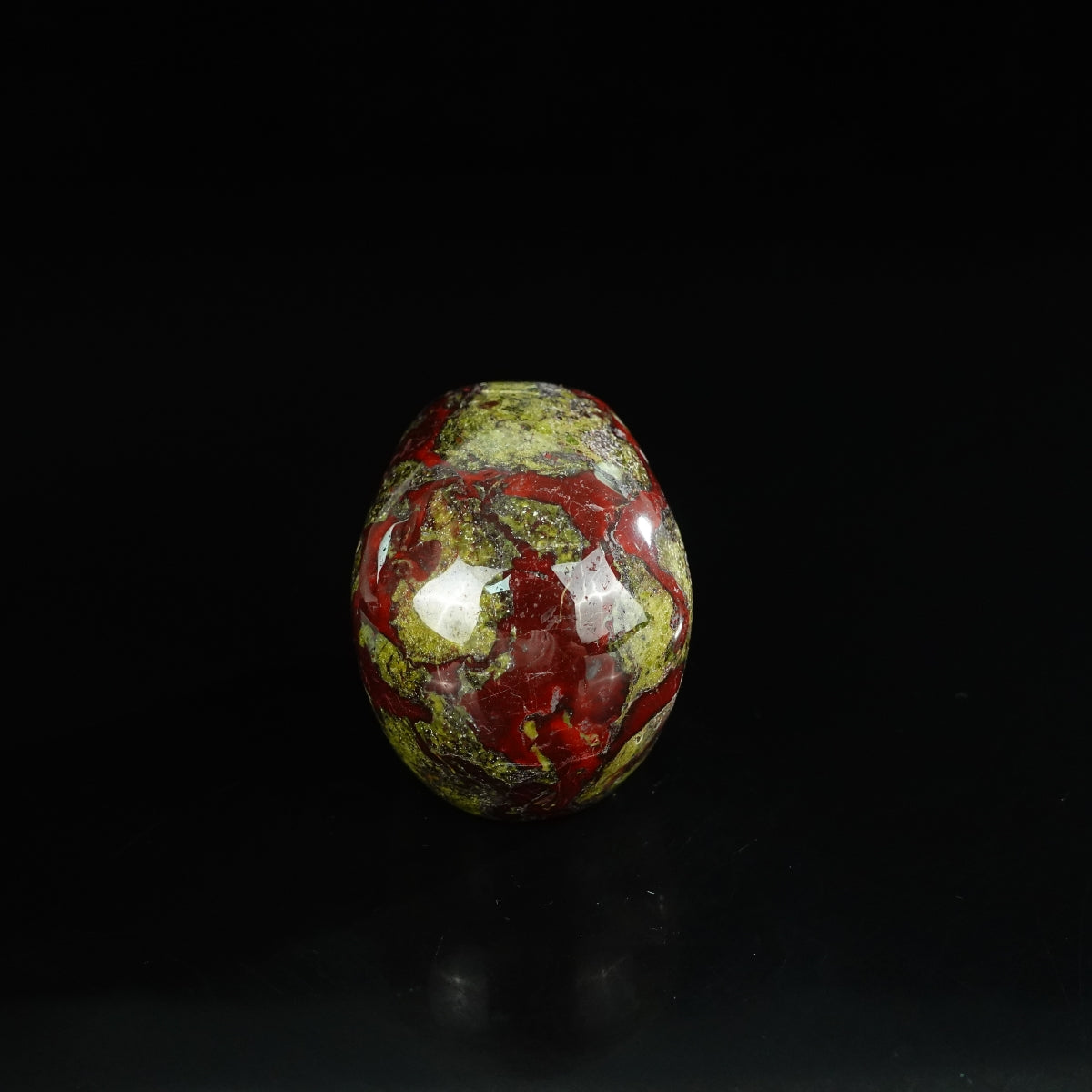 2.2" Dragon Blood Jasper Crystal Skull Carving - Unique Piece #DB12