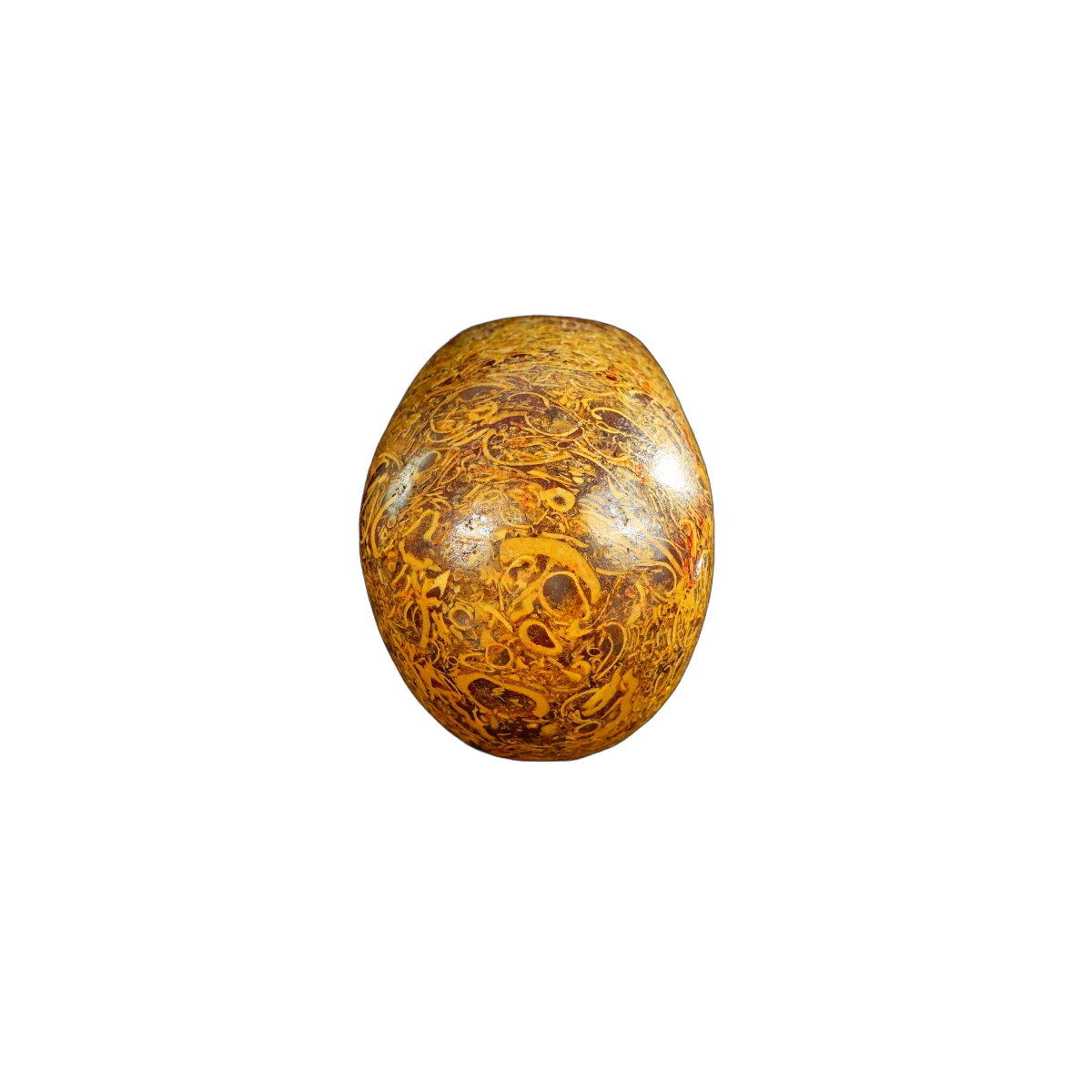 2.2" Elephant Skin Jasper Crystal Skull Carving - Hand Carved Decor