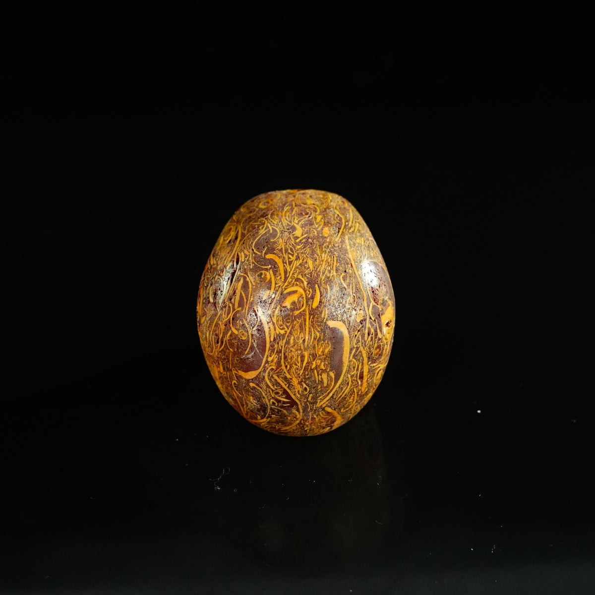 2.2" Elephant Skin Jasper Crystal Skull Carving - Unique Piece #ES07