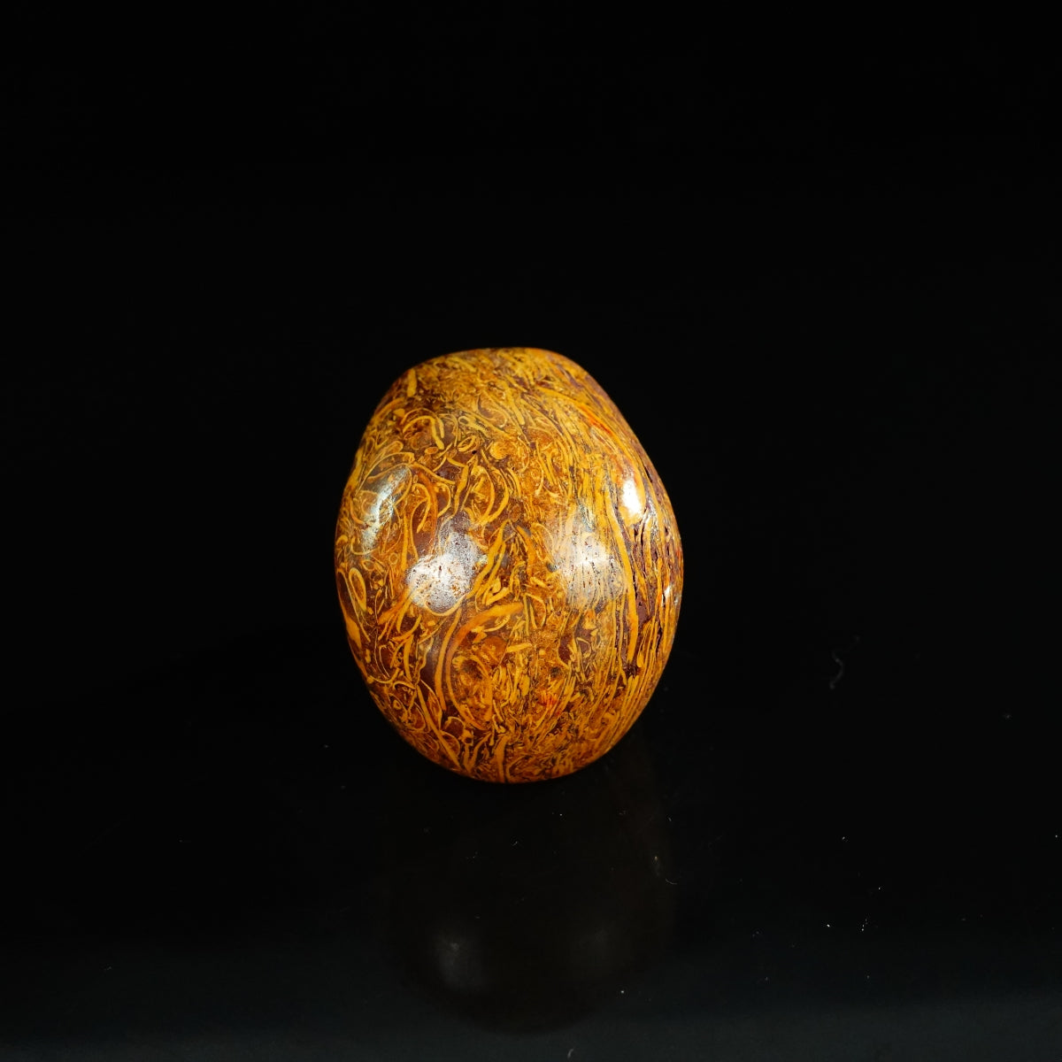 2.2" Elephant Skin Jasper Crystal Skull Carving - Unique Piece #ES09