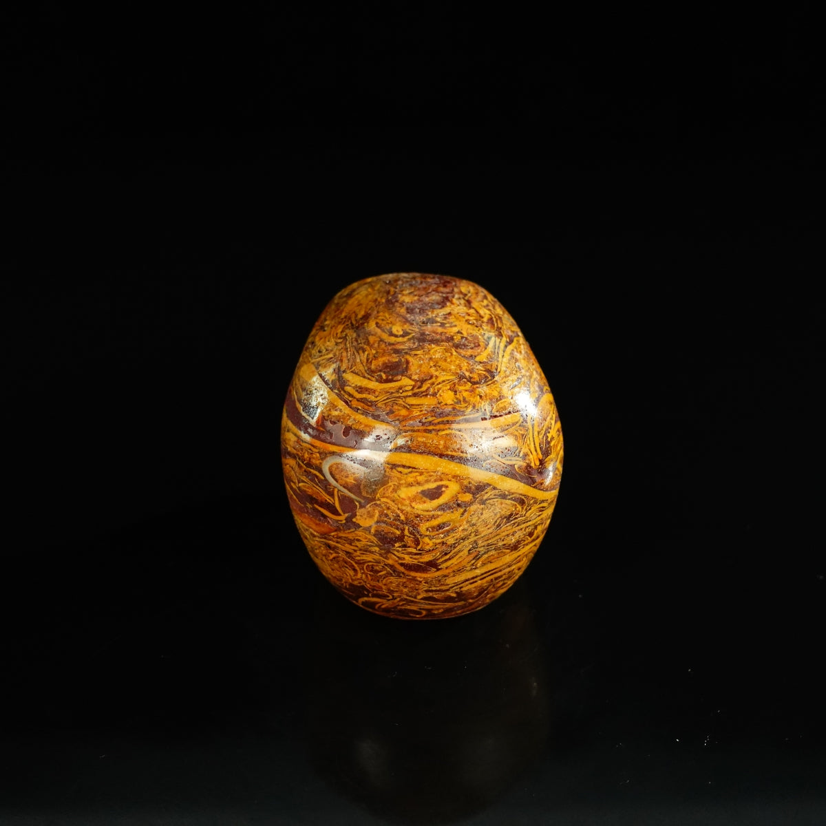 2.2" Elephant Skin Jasper Crystal Skull Carving - Unique Piece #ES13