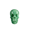 2.2" Green Aventurine Crystal Skull Carving - Hand Carved Decor