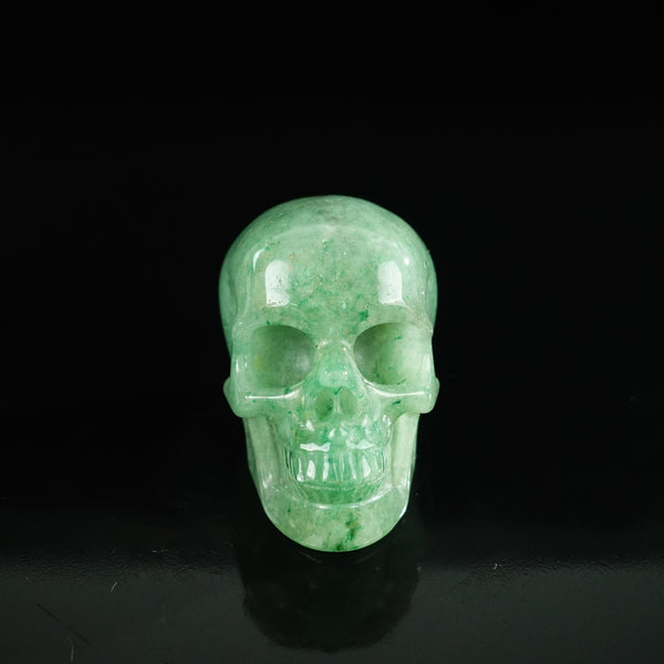 2.2" Green Aventurine Crystal Skull Carving - Unique Piece #GA14
